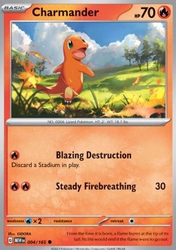 MEW 004/165 Charmander