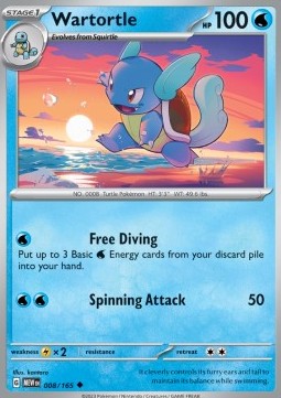 MEW 008/165 Wartortle