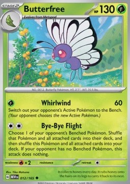 MEW 012/165 Butterfree