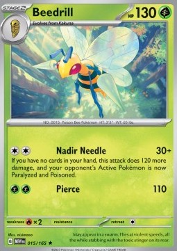 MEW 015/165 Beedrill Holo