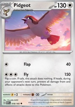 MEW 018/165 Pidgeot