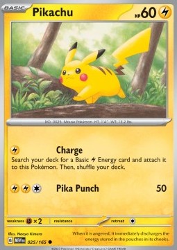 MEW 025/165 Pikachu