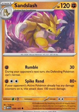 MEW 028/165 Sandslash 