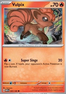 MEW 037/165 Vulpix 