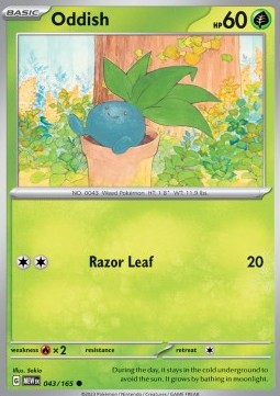 MEW 043/165 Oddish 