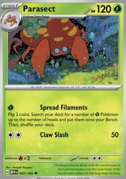 MEW 047/165 Parasect