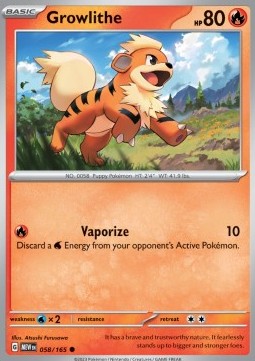 MEW 058/165 Growlithe