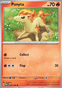 MEW 077/165 Ponyta