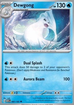 MEW 087/165 Dewgong