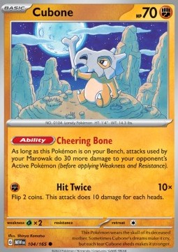 MEW 104/165 Cubone