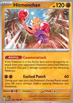 MEW 107/165 Hitmonchan