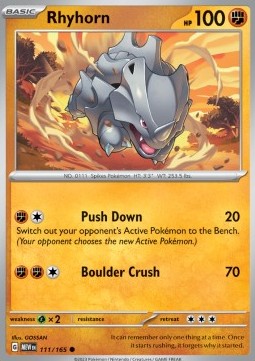 MEW 111/165 Rhyhorn
