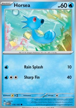 MEW 116/165 Horsea 