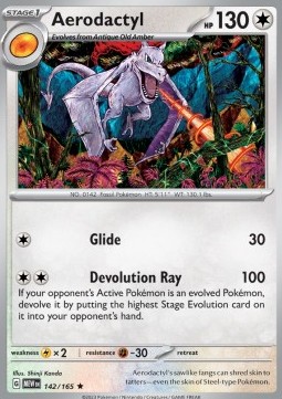 MEW 142/165 Aerodactyl Holo