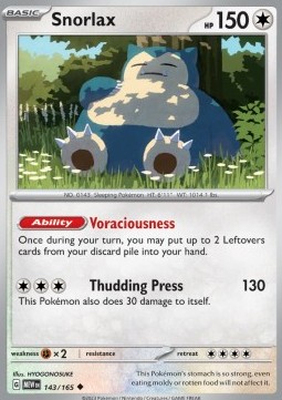 MEW 143/165 Snorlax