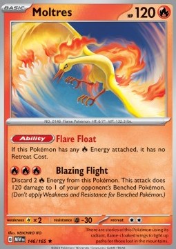 MEW 146/165 Moltres Holo