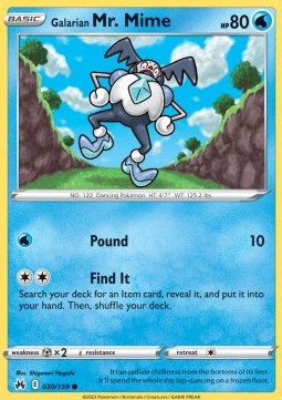 CRZ 030/159 Galarian Mr. Mime