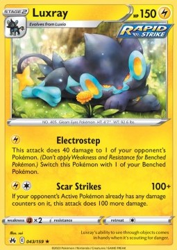 CRZ 042/159 Luxray Reverse Holo