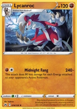 CRZ 074/159 Lycanroc