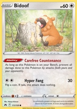CRZ 111/159 Bidoof 