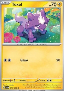 SVI 071/198 Toxel Reverse Holo