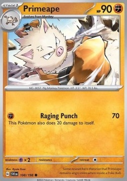 SVI 108/198 Primeape