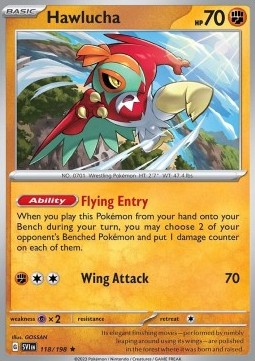 SVI 118/198 Hawlucha Holo