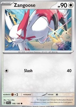 SVI 146/198 Zangoose