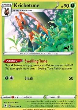 ASR 010/189 Kricketune Reverse Holo