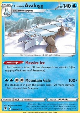 ASR 048/189 Hisuian Avalugg