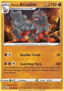 ASR 071/189 Hisuian Arcanine