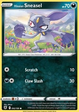 ASR 092/189 Hisuian Sneasel