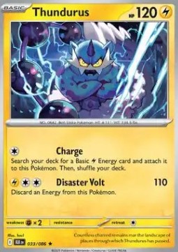 BLK 033/086 Thundurus Holo