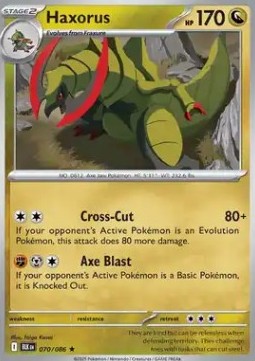 BLK 070/086 Haxorus