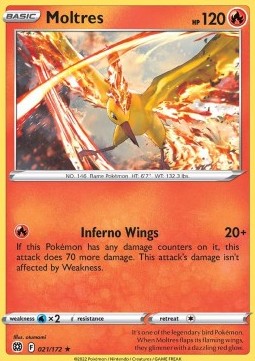 BRS 021/172 Moltres Holo