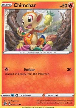 BRS 024/172 Chimchar