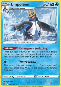 BRS 037/172 Empoleon Holo