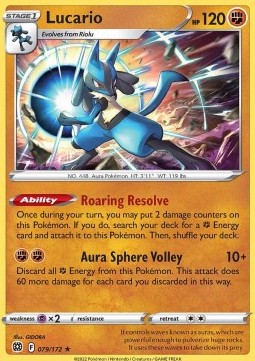 BRS 079/172 Lucario Holo