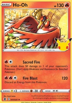 CEL 001/025 Ho-Oh