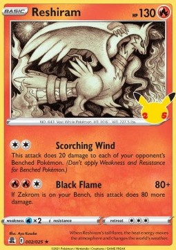 CEL 002/025 Reshiram