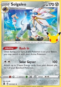 CEL 021/025 Solgaleo