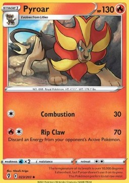 EVS 023/203 Pyroar