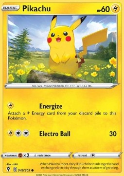 EVS 049/203 Pikachu