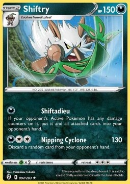 EVS 097/203 Shiftry Reverse Holo