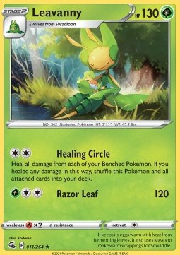 FST 011/264 Leavanny Reverse Holo