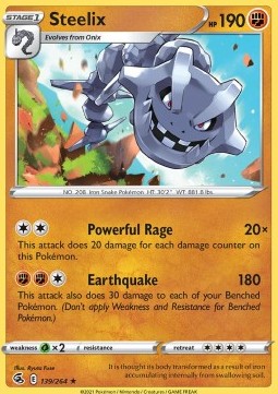 FST 139/264 Steelix Holo