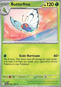 JTG 003/159 Butterfree Holo