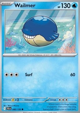 JTG 040/159 Wailmer Reverse Holo