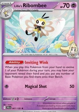 JTG 067/159 Lillie's Ribombee Holo
