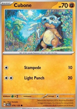 JTG 076/159 Cubone